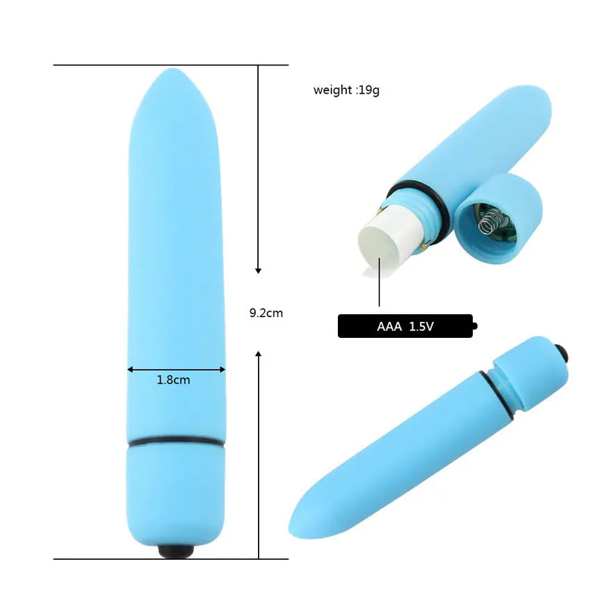ColorFull Mini Power Bullet Vibrator - Pack of 1