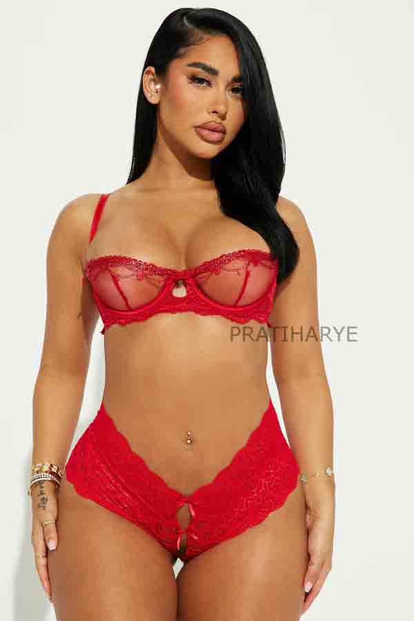 Heart Soft Lace Thong