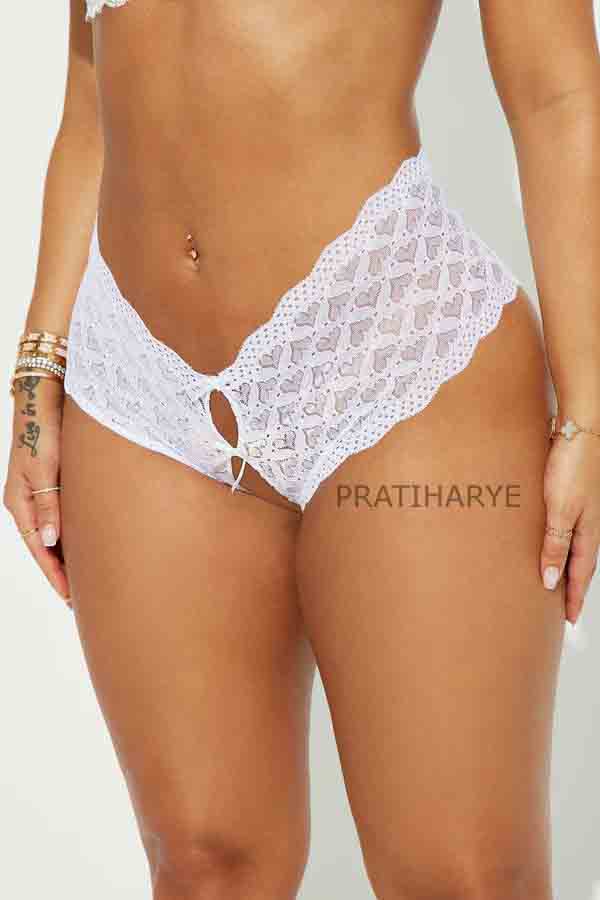 Heart Soft Lace Thong