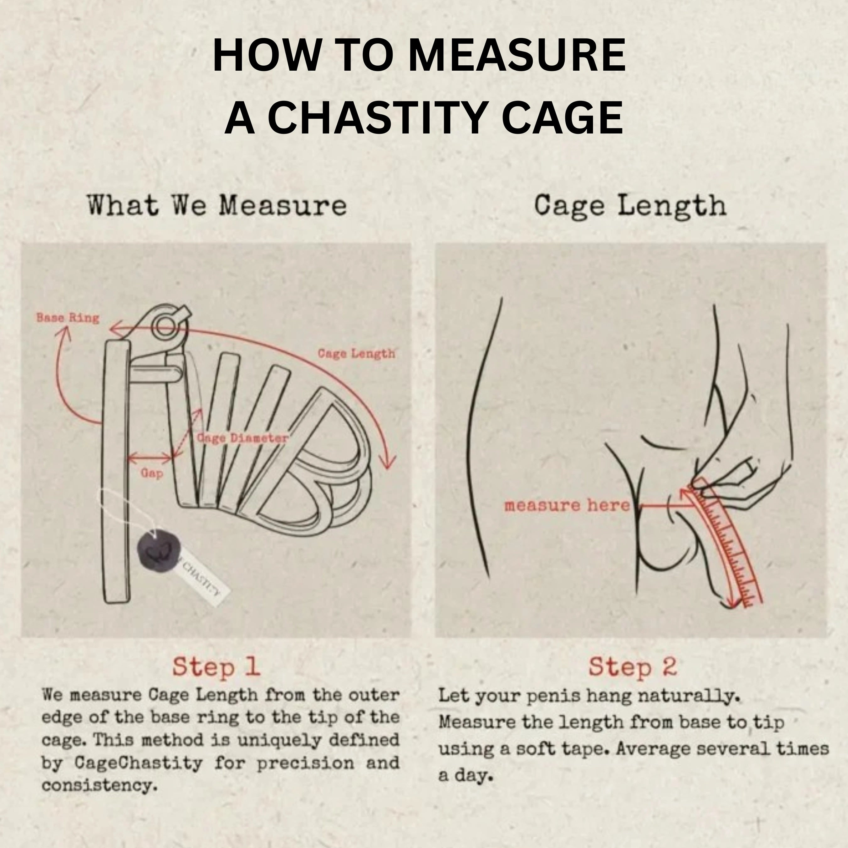 Premium Silicone Male Chastity Cage lock