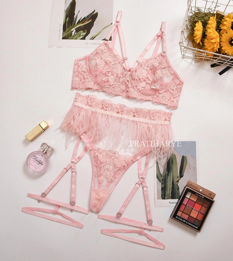 Bridal Embriodery Garter set