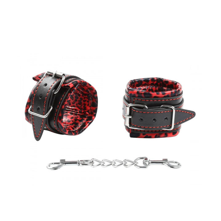 Pu leather Tiger-Print Handcuff