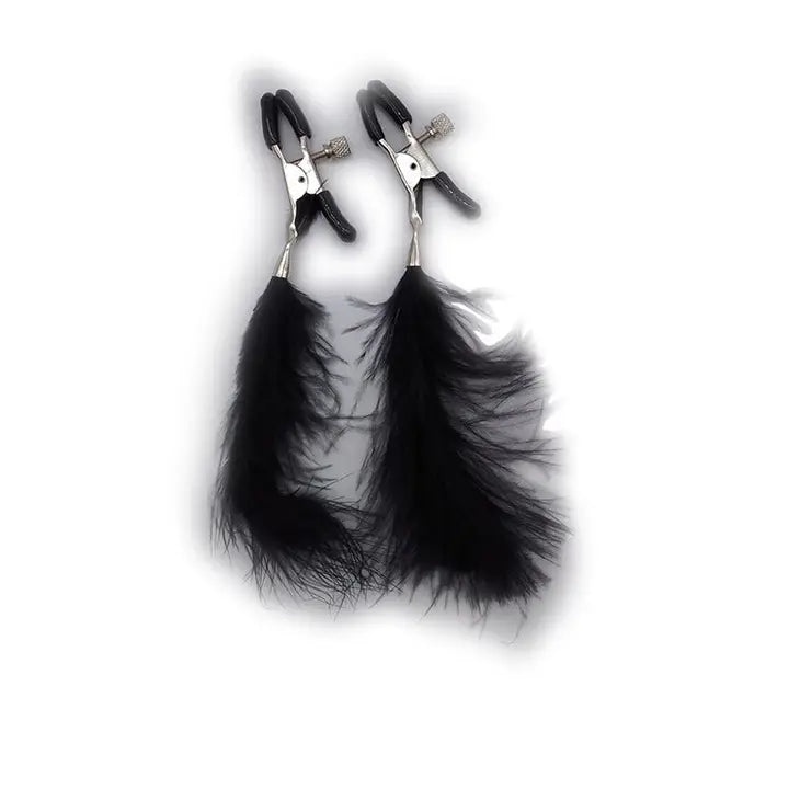 Furry Feather Nipple Clamp