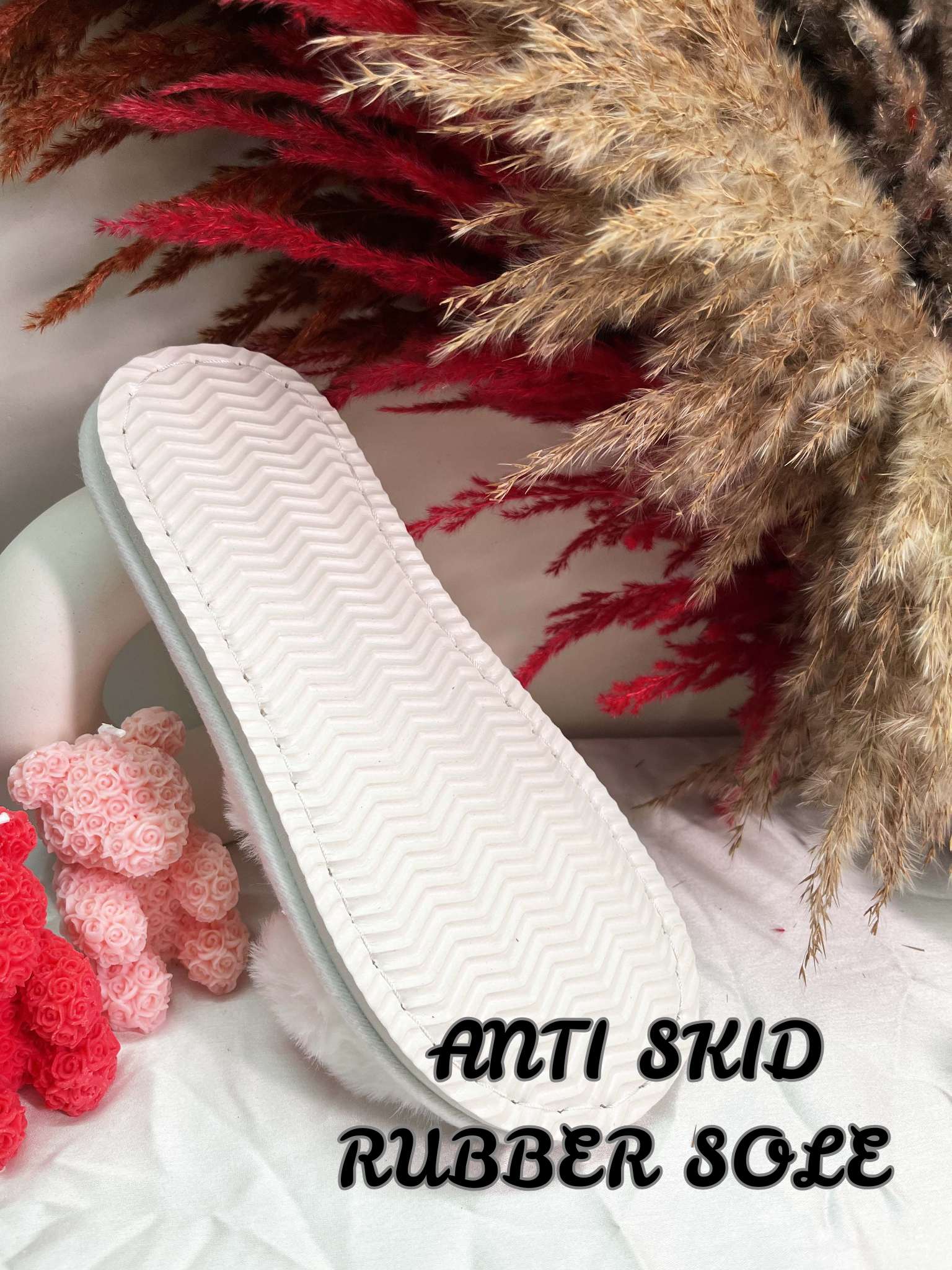 Premium Cute Fluffy Bride & Wifey Slippers