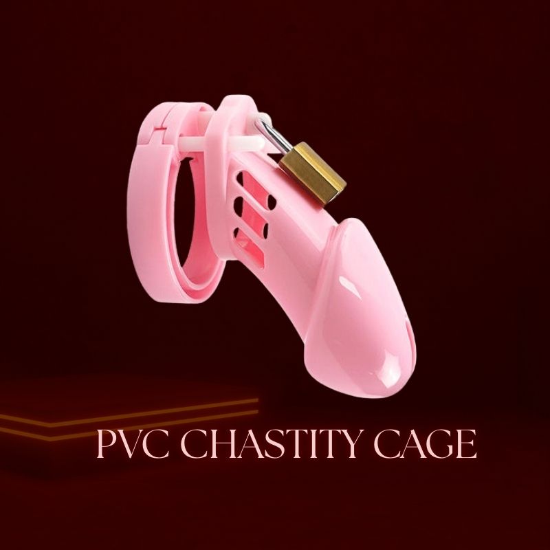 Plastic Male Chasity Cage lock