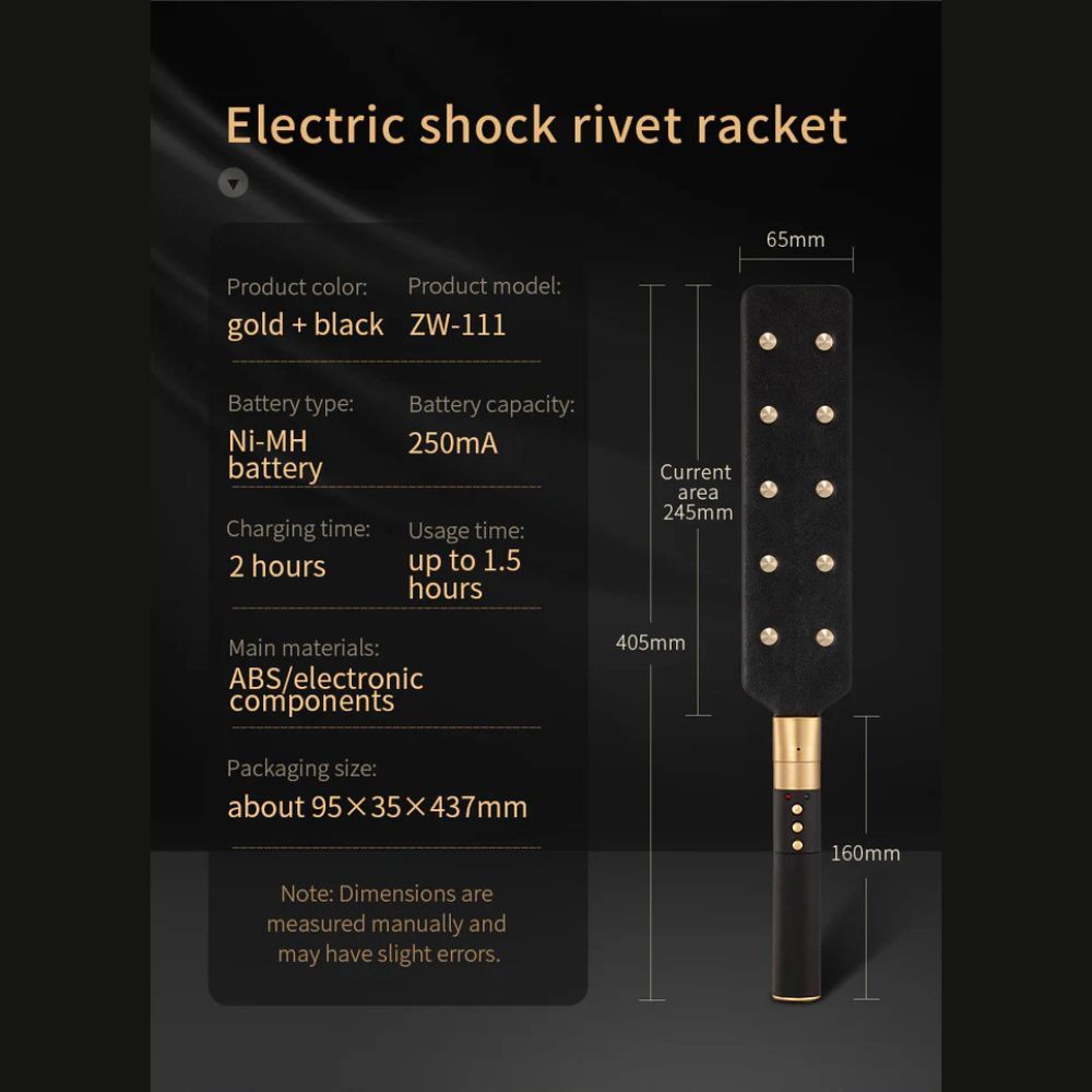 Premium Electric Stimulation Shock Device Spanking Paddle