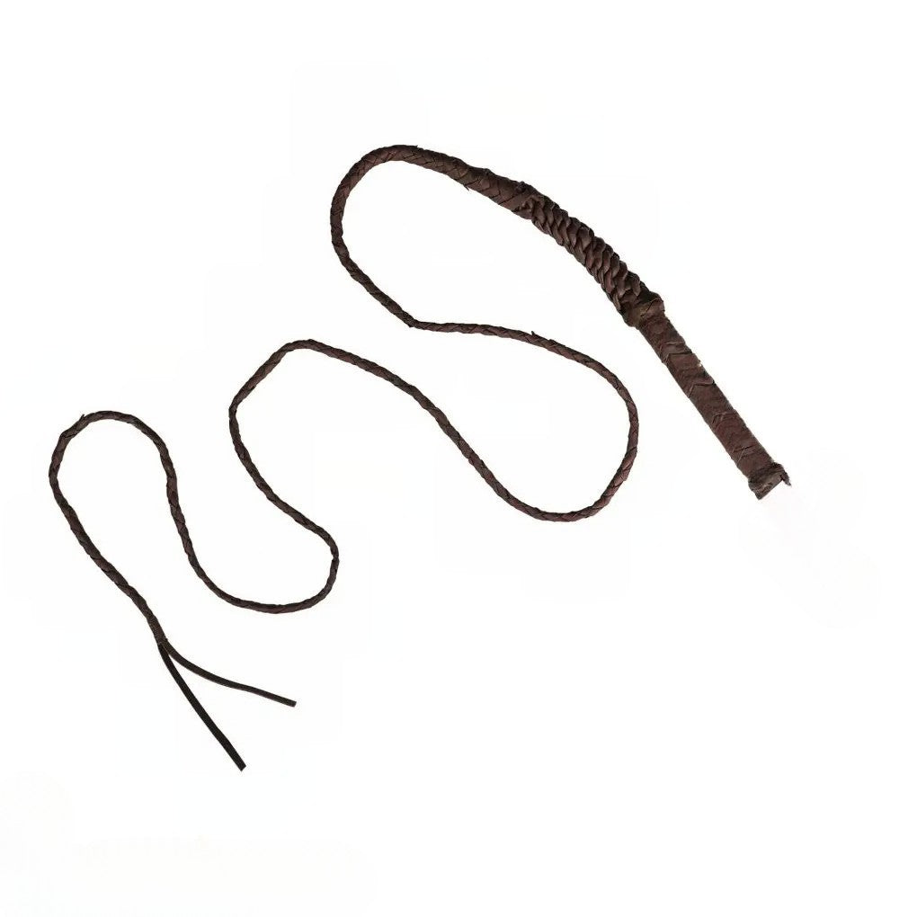 Handcrafted Braided Genuine leather Long Whip