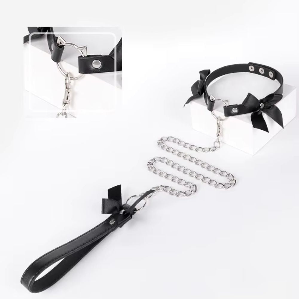 Cute Bow 7Pc BDSM Kit with Pouch