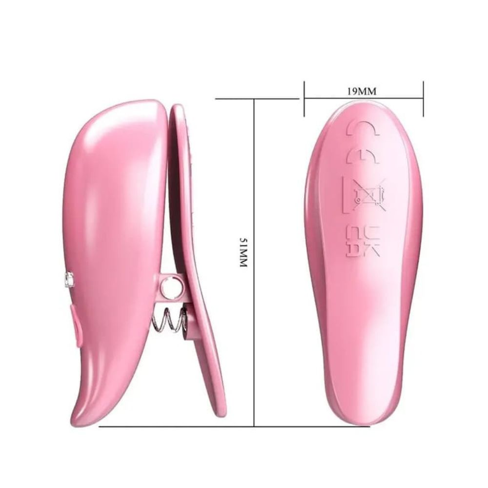 Dual Sensation Vibrating Nipple Clips
