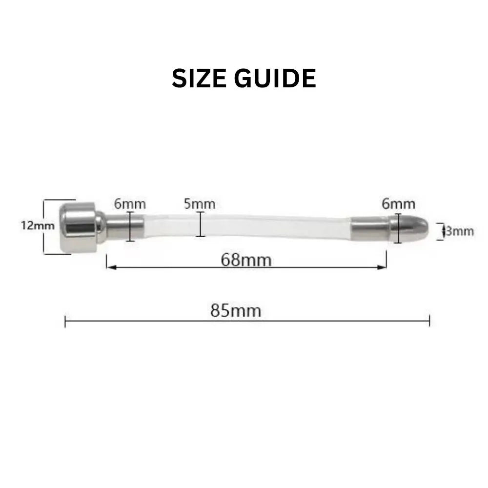 Soft Silicone Urethral Catheter Tube D-3