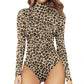 Full Sleeve Leopard Printed Bodysuit – PRATIHARYE