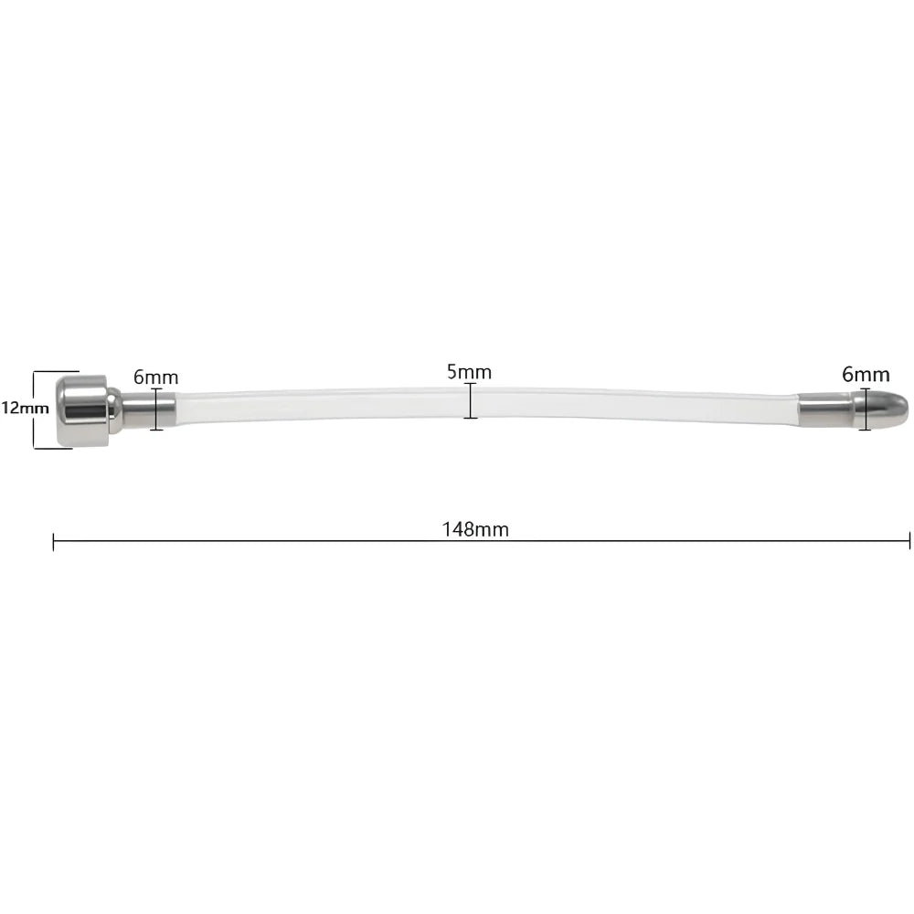 Soft Silicone Urethral Catheter Tube D-6