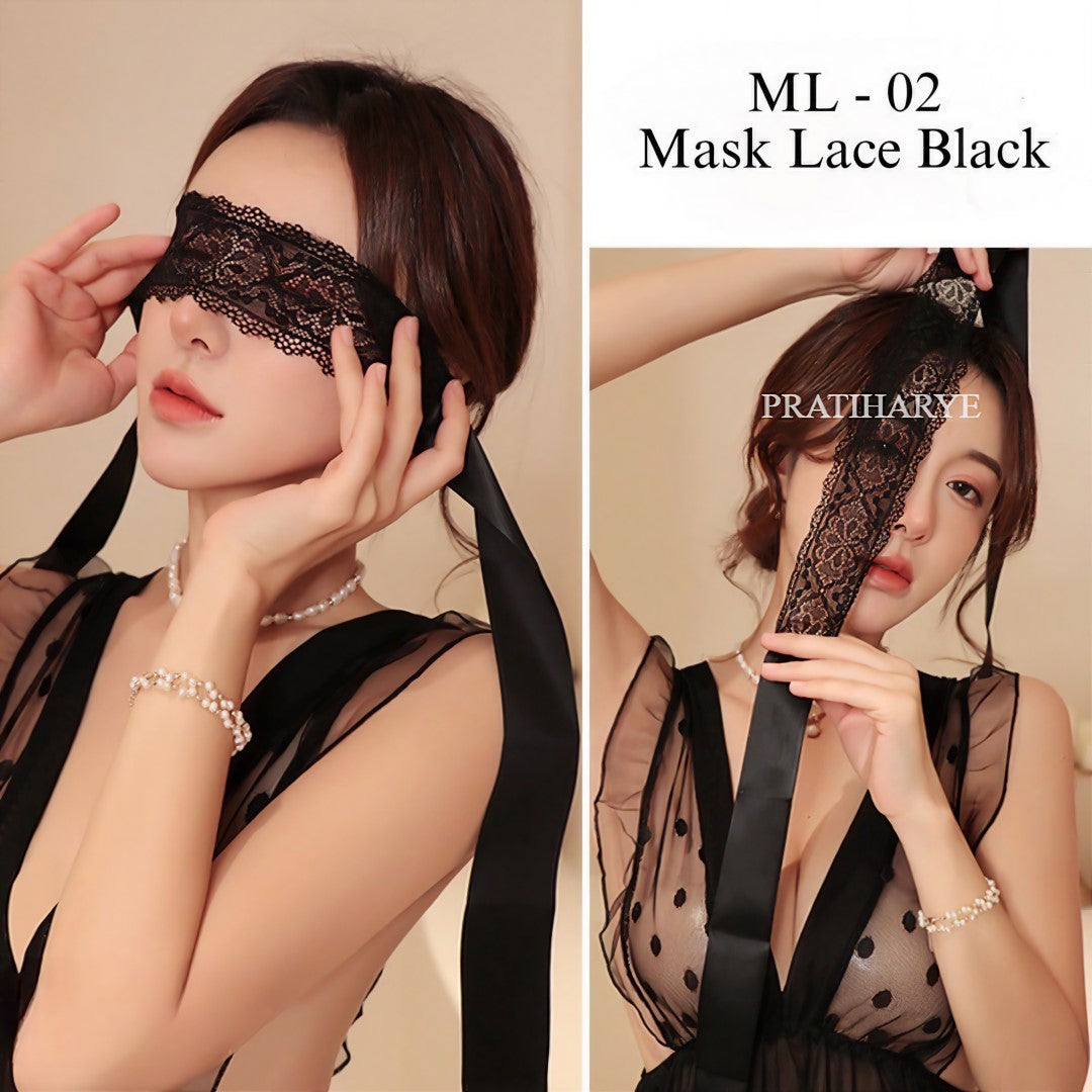 Lace Ribbon Eyes Blind fold