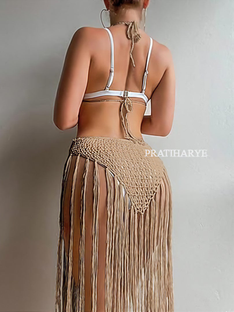 long beachwear coverup