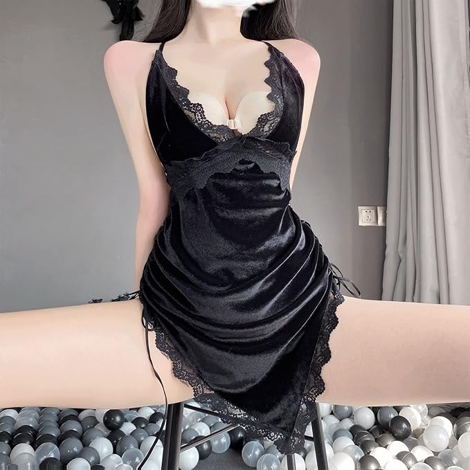 Sexy Mini Velvet Dress