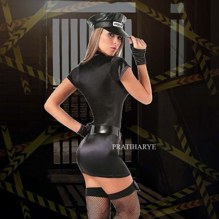 Police Roleplay Dress with Hat