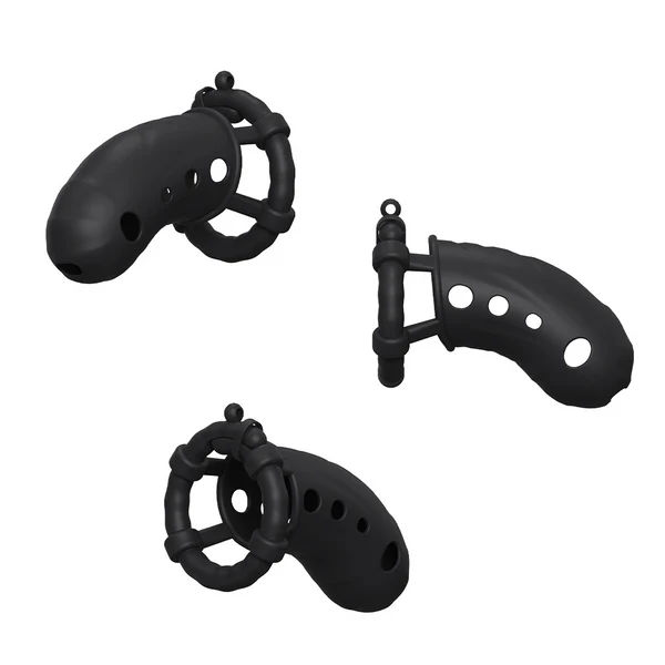Male Silicone Chasity Cage lock