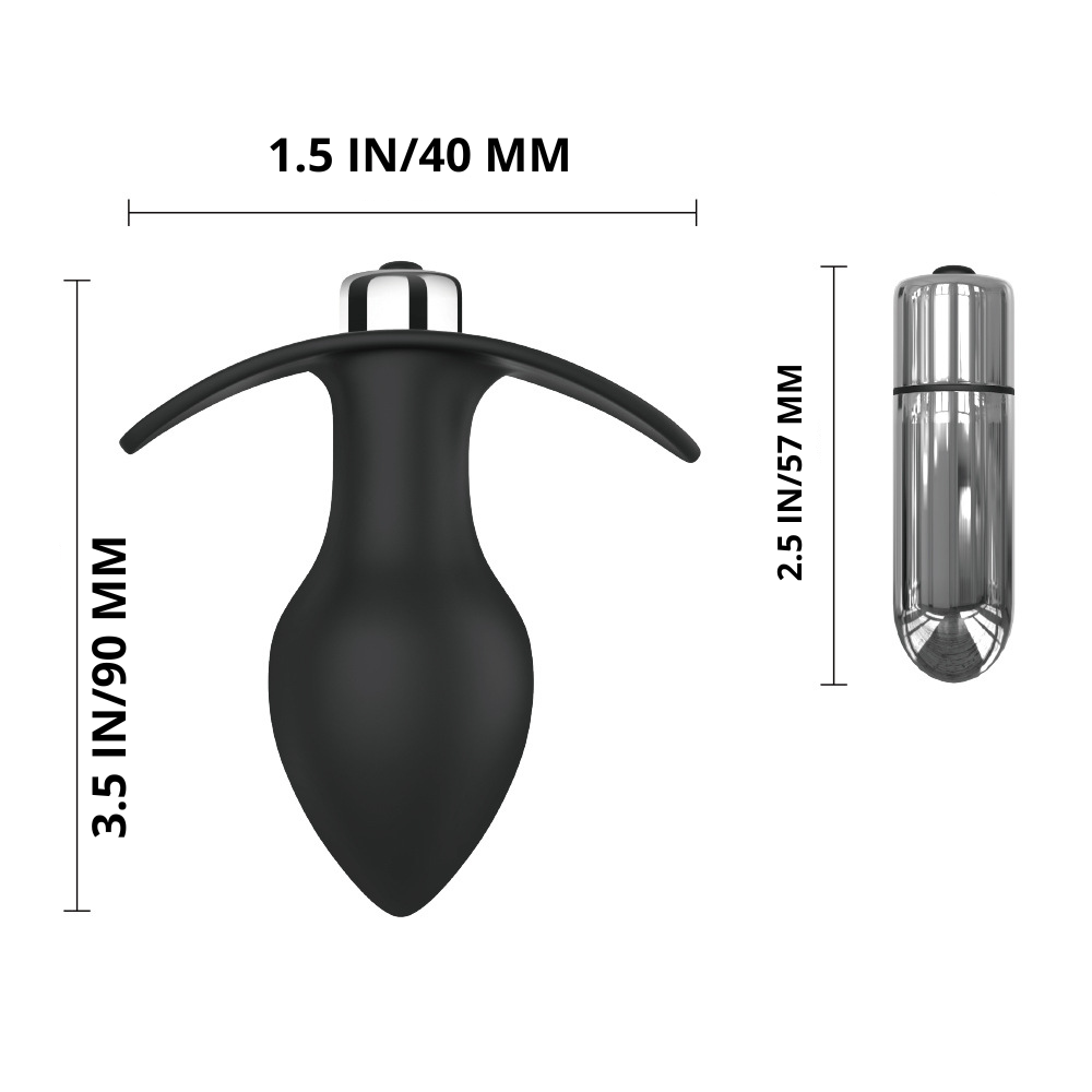 Silicone vibrating Butt Plug