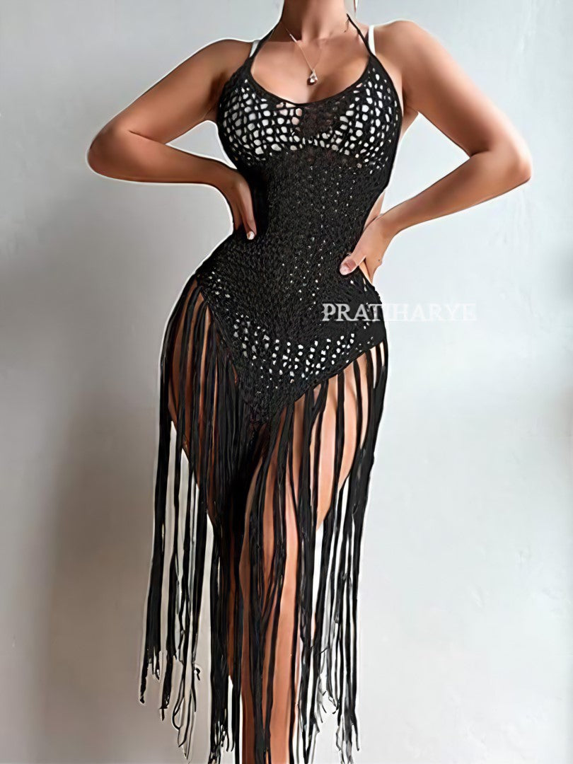 long beachwear coverup