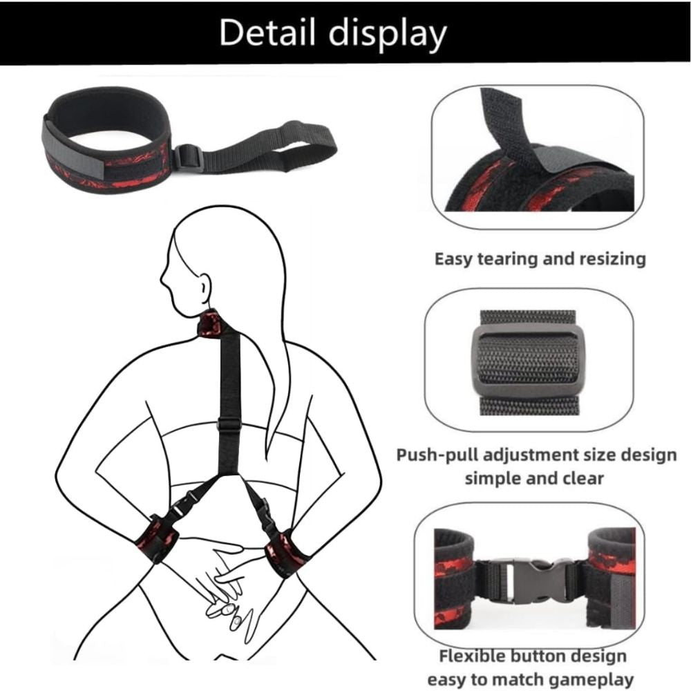 Handcuff Restraint Blindfold Set