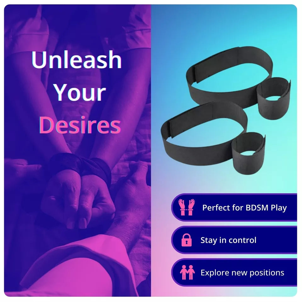 Wrist & Thigh Restraints | Adjustable Leg Straps