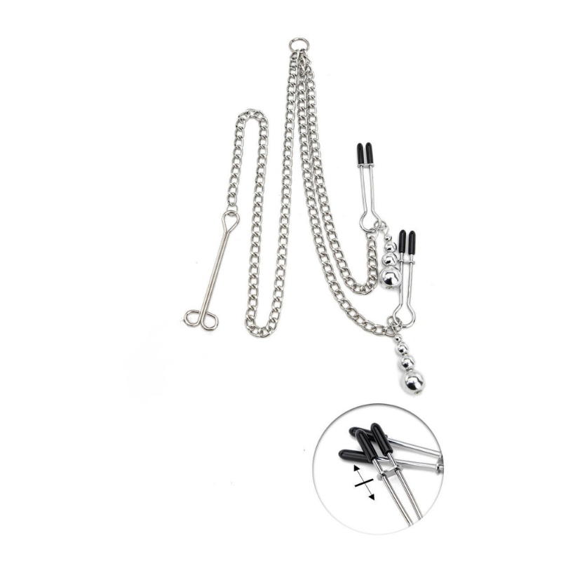 Chain Nipple Clamps with Clit Clamp