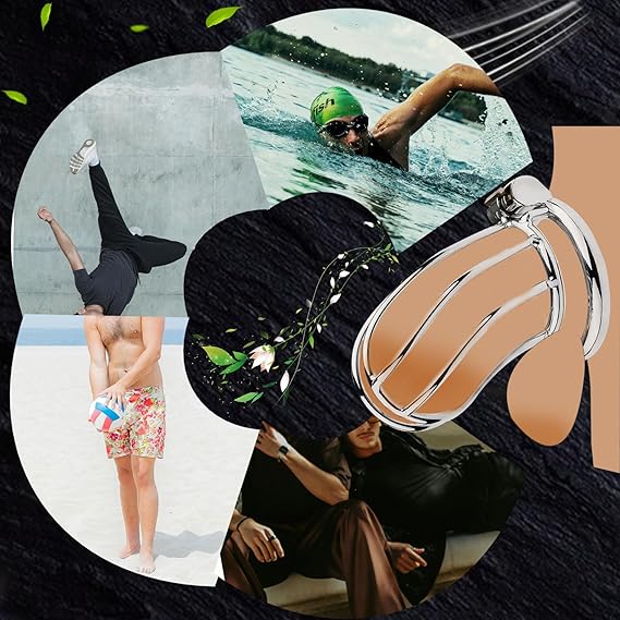 Stainless Steel Men Chasity Lock