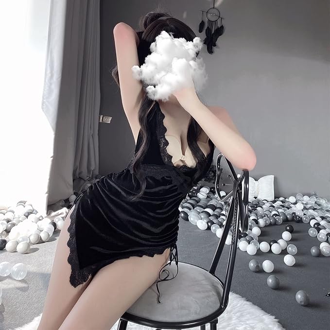 Sexy Mini Velvet Dress