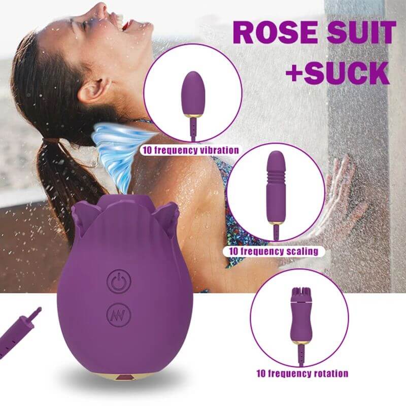 4 in 1 Vibrating Pleasure Adult Toy