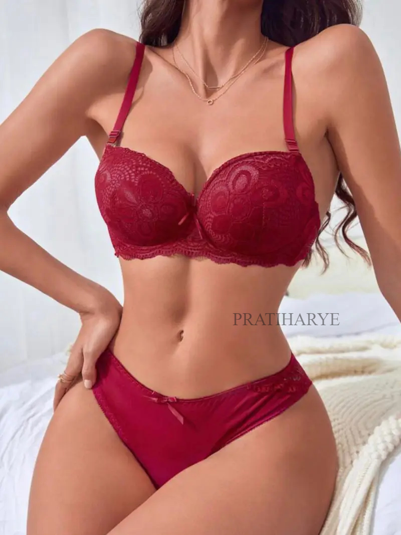 Sexy Lace Bridal Bikini Set