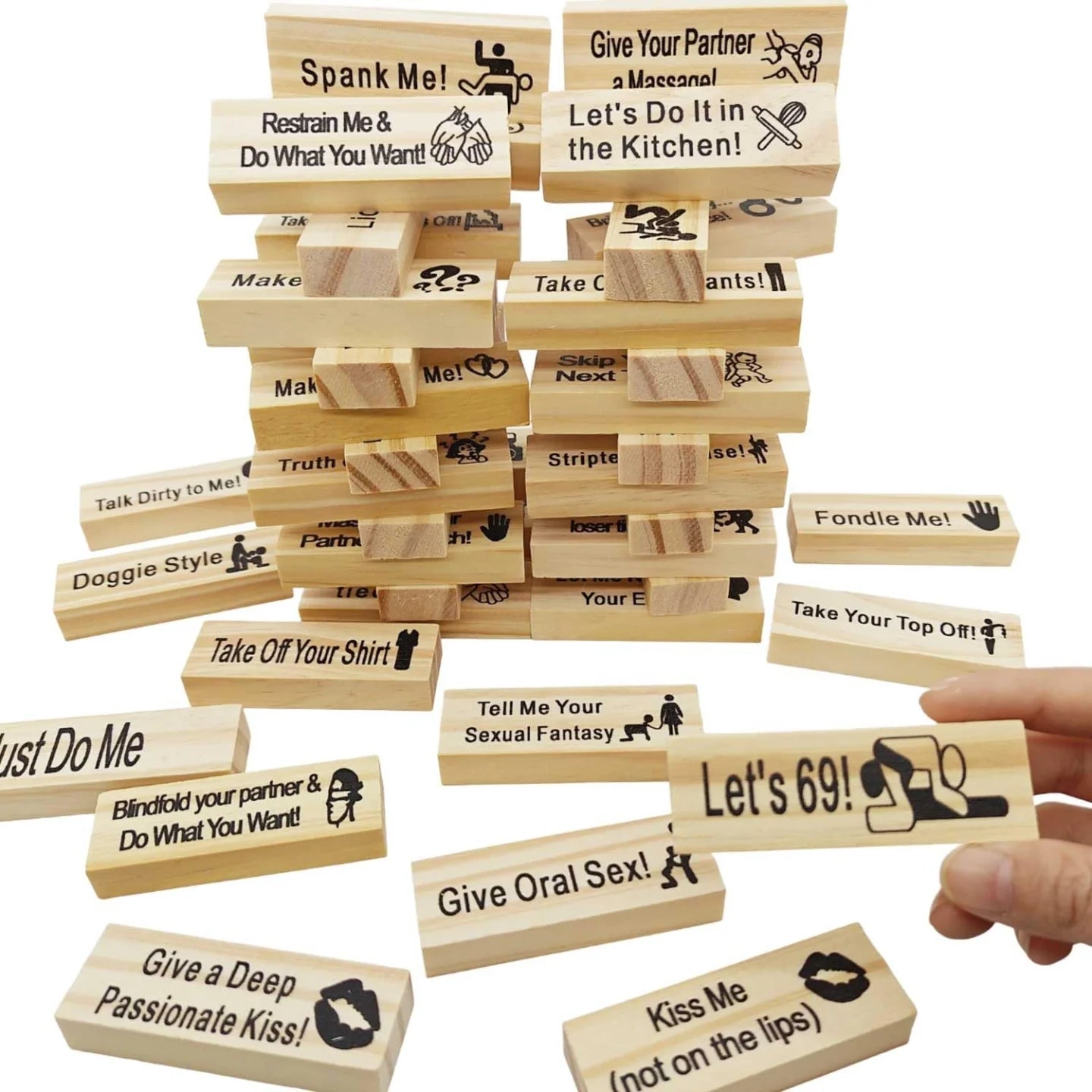 Adult Jenga Tower Dare Game