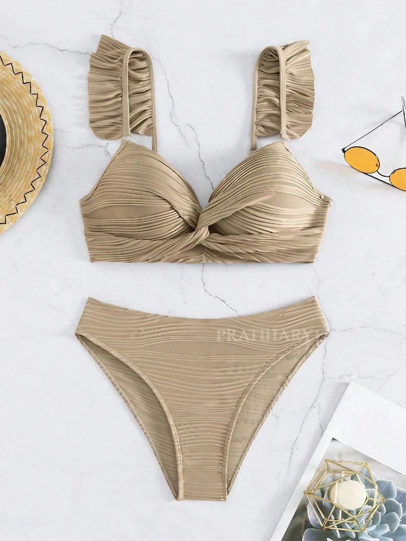 Ruffle Padded Beachwear Bikini set