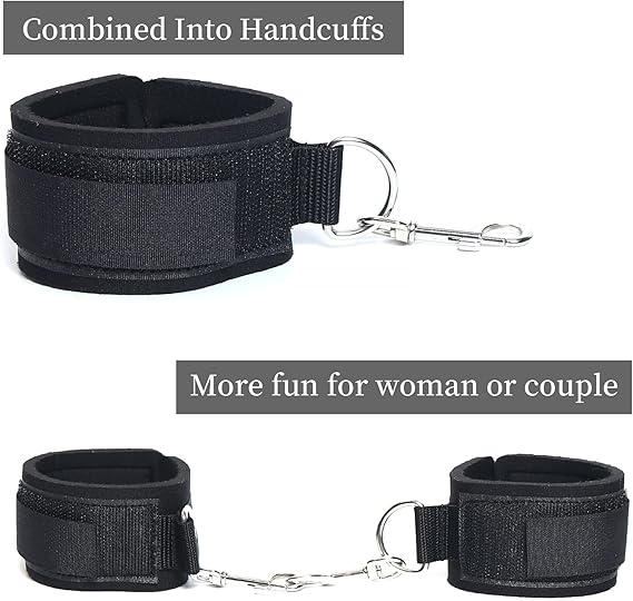 Forearm & Thigh Cuff Furry Restraint set