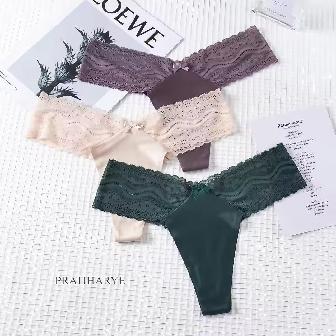Seamless Lace Panty Thong&