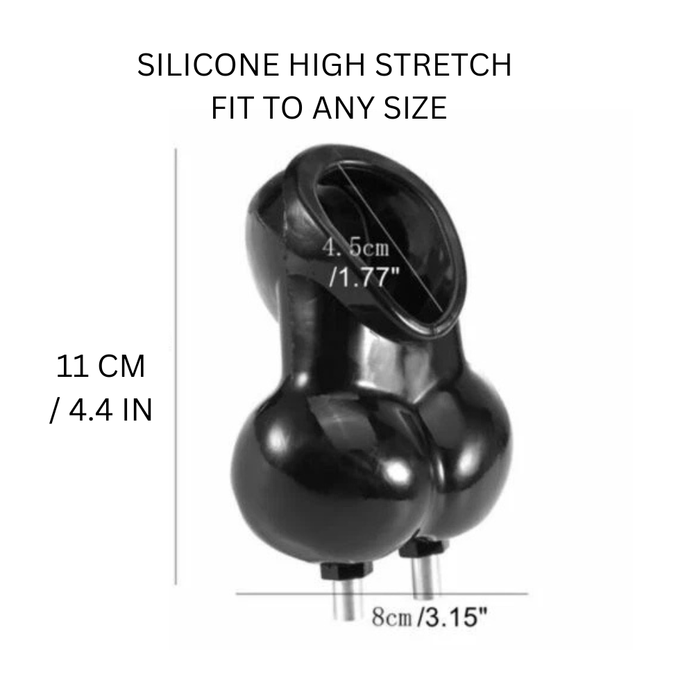 Electric Silicone Testicle Cock Rings with Remote Control