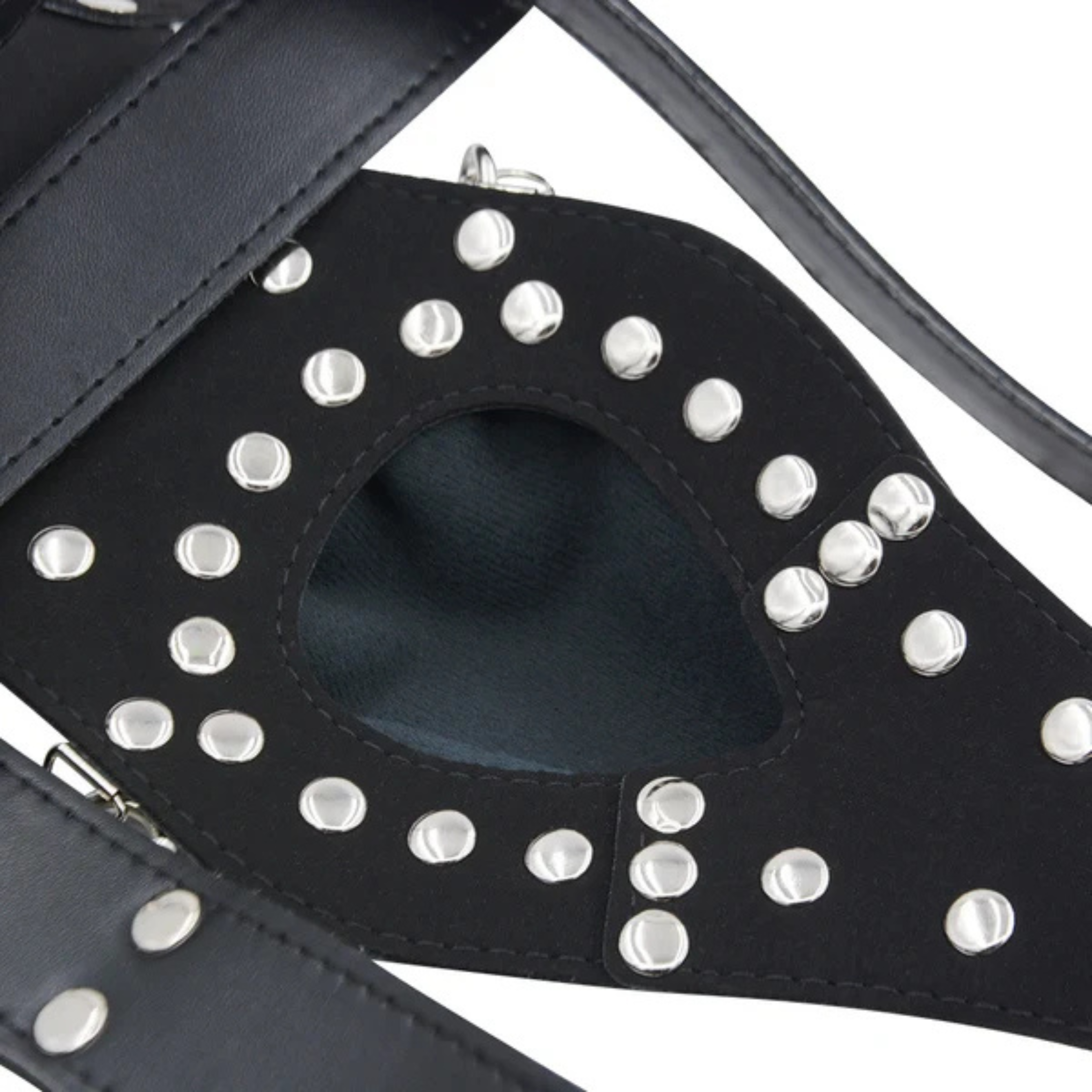 Premium Leather Chastity Harness Belt