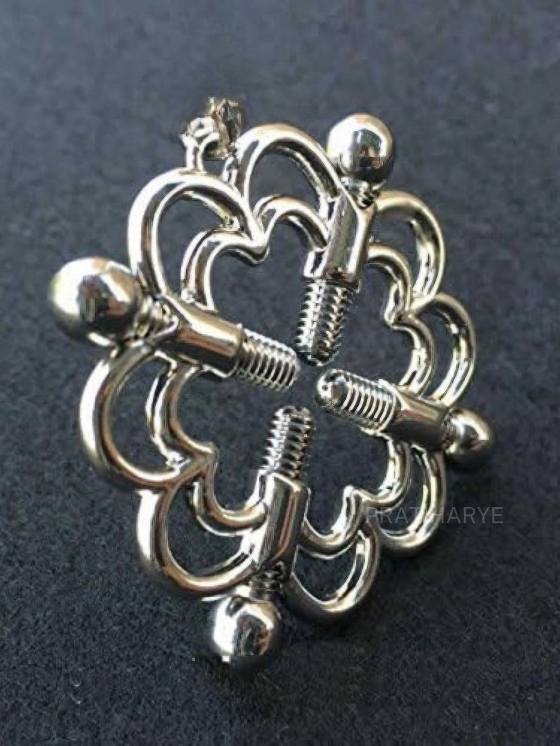 Flower Screw Nipple Clamp