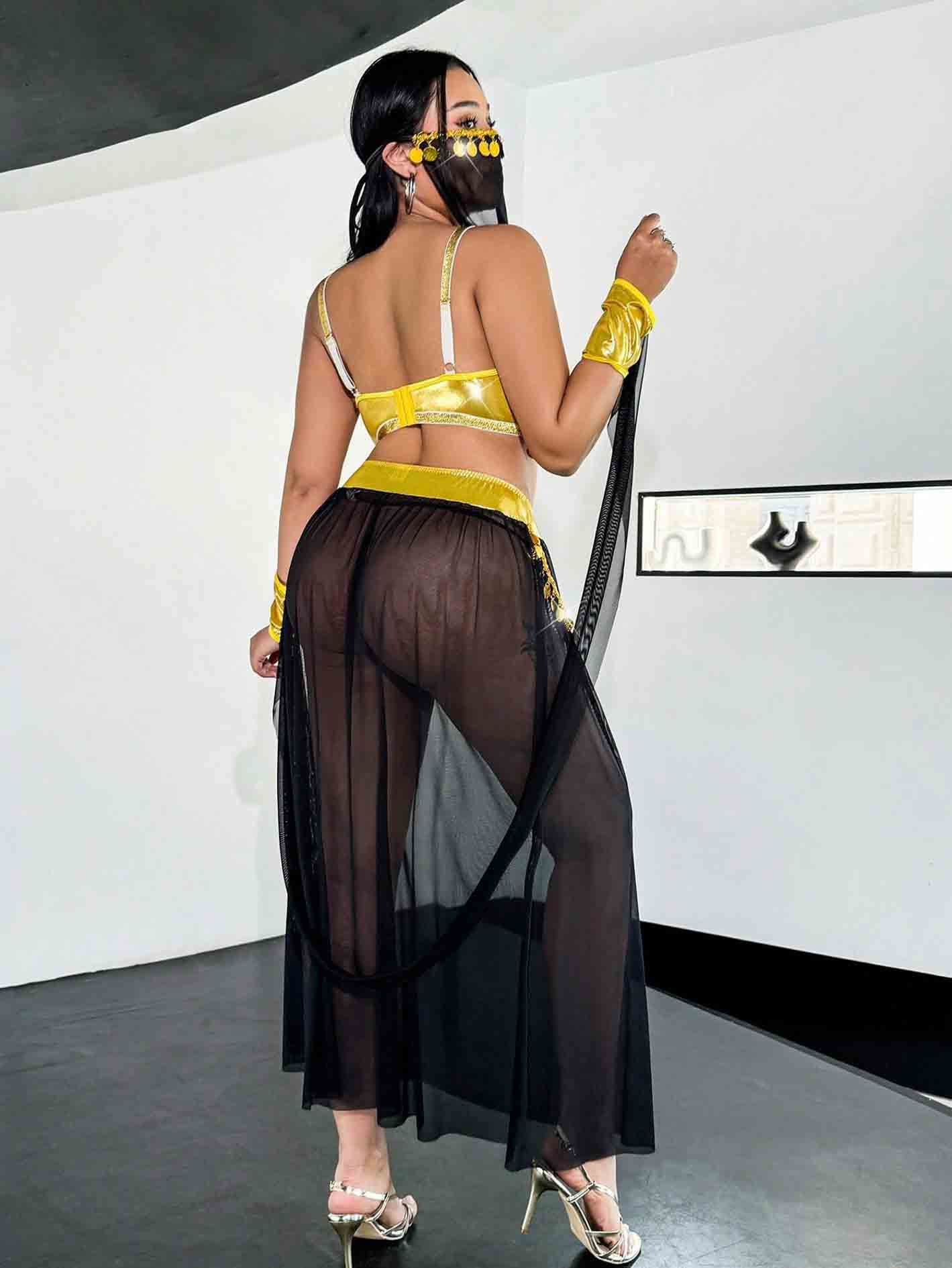 Arabian Belly Dancer Roleplay Outfit Plus Size