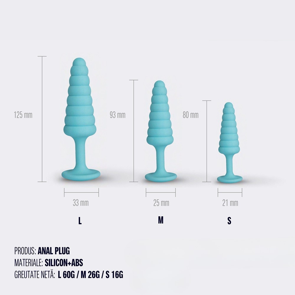 Premium Soft Silicone Beads Butt Plug - Pack of 1