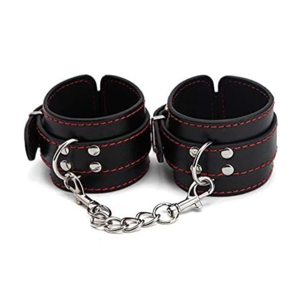 3pc Bondage Blindfold & Cuffs Set
