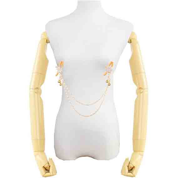 Premium Layered Chain Nipple Clamps