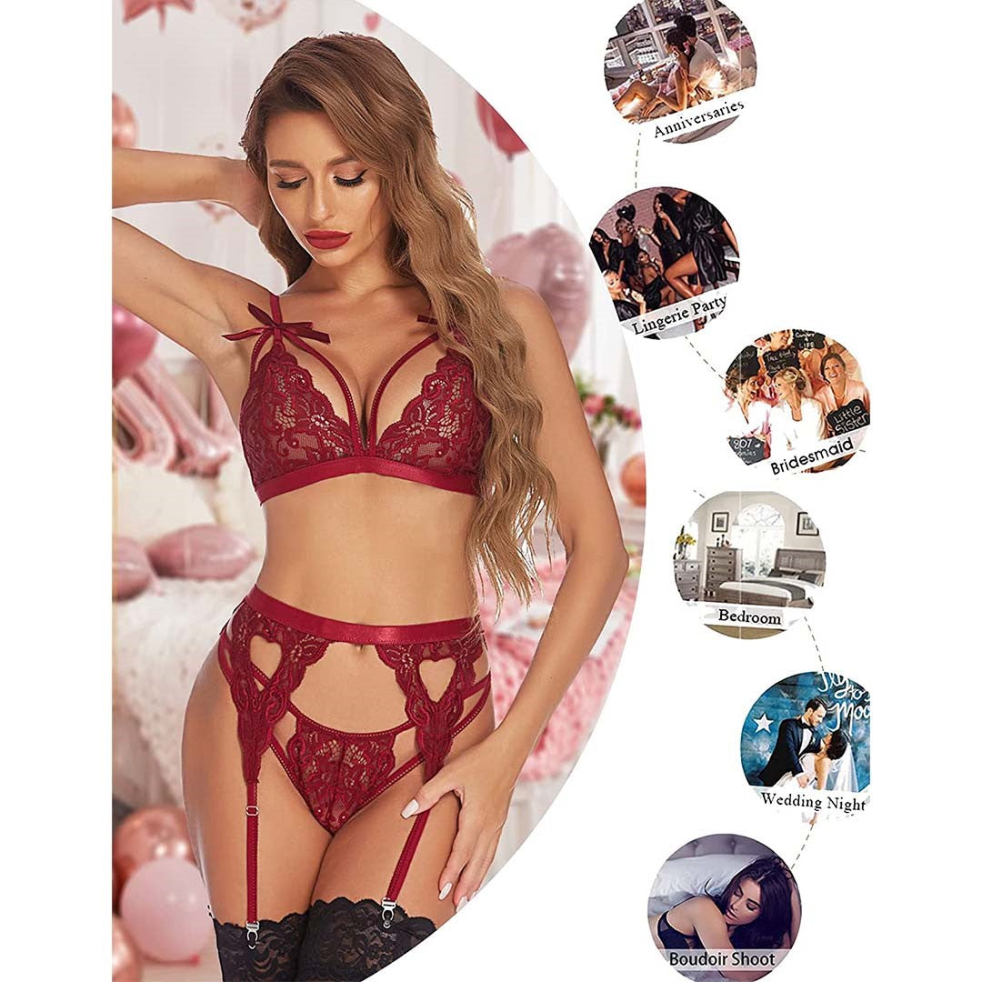 Lace Garter Set - Deal product