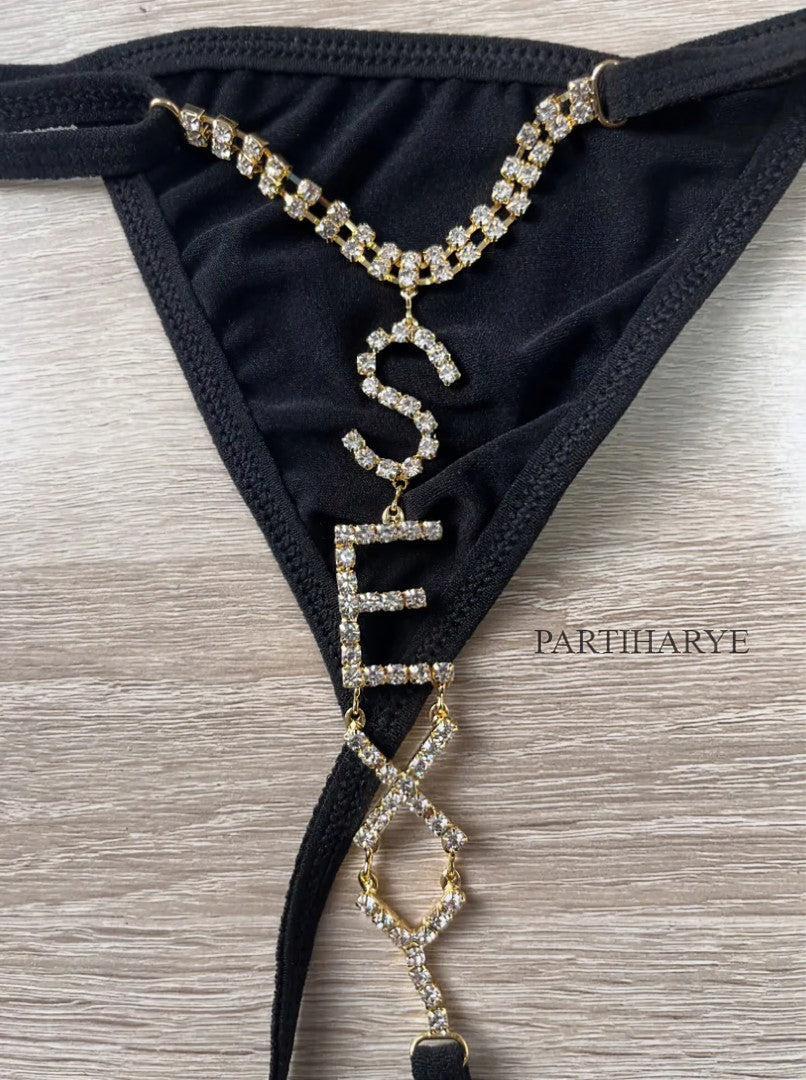 Sexy Letter Thong
