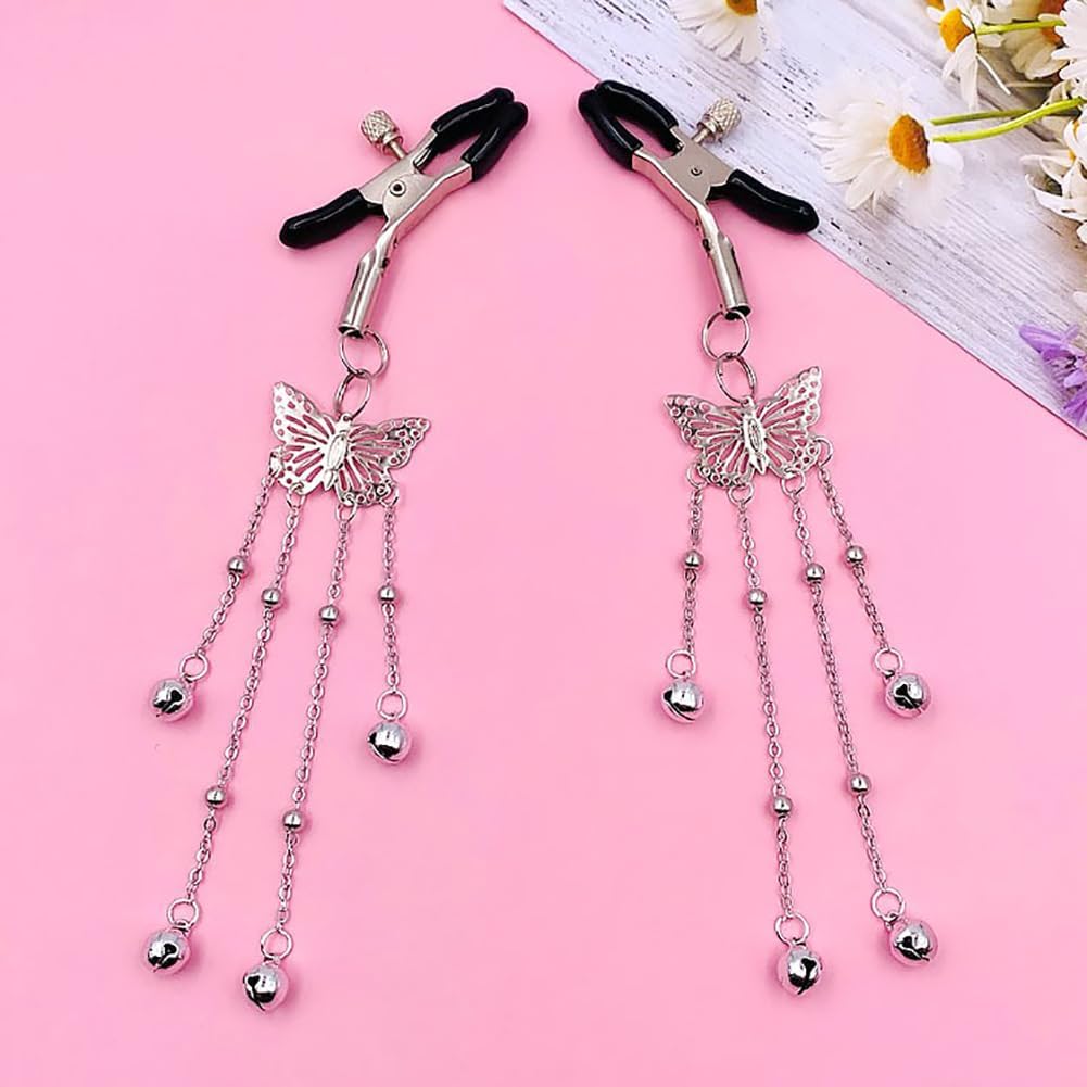 Butterfly Charm Nipple Clamp