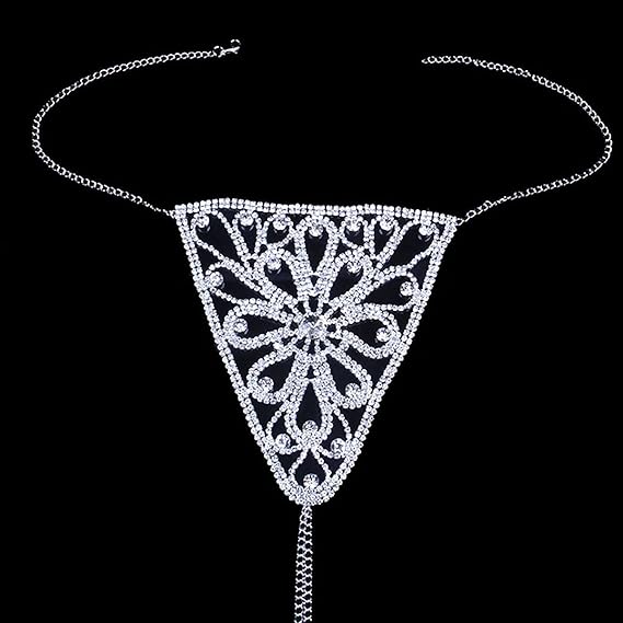 Premium Sexy Flower Crystal Rhinestone Bikini Set