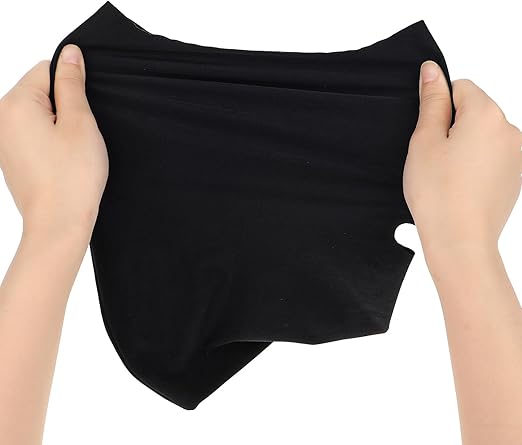 Black Full-Face Fetish Mask with Eye & Mouth Openings