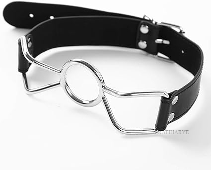 Open Mouth Gag Oral Metal Ring Bondage