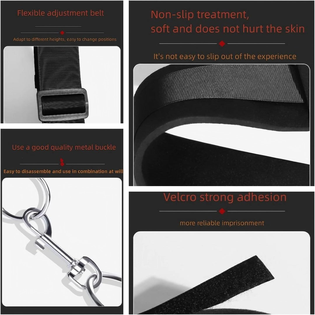 Bdsm Bondage Thigh & Hand Adjustable Sling Restraint Couple