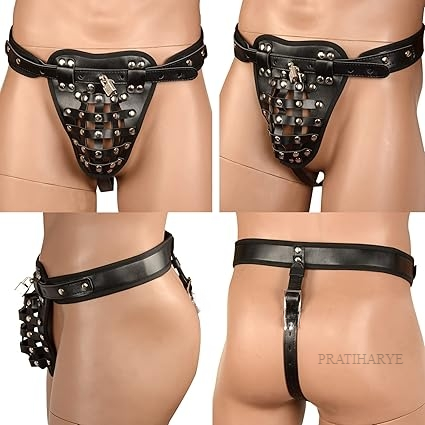 Sexy Male Thong T-back Leather