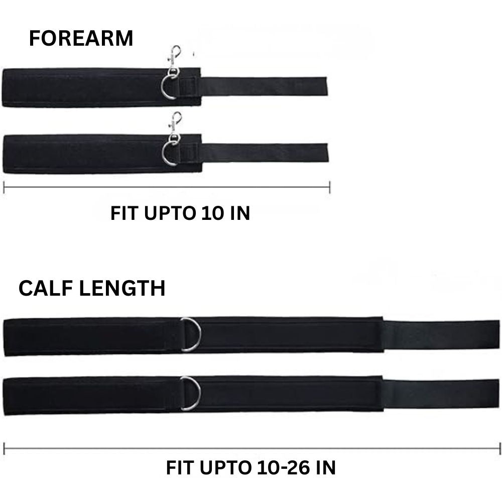 Forearm & Thigh Cuff Furry Restraint set